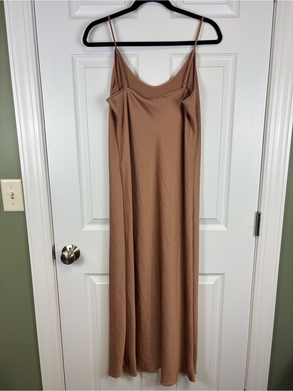 NWT Jenni Kayne blush everyday bias cut satin slip dress sz lg - Picture 6 of 7